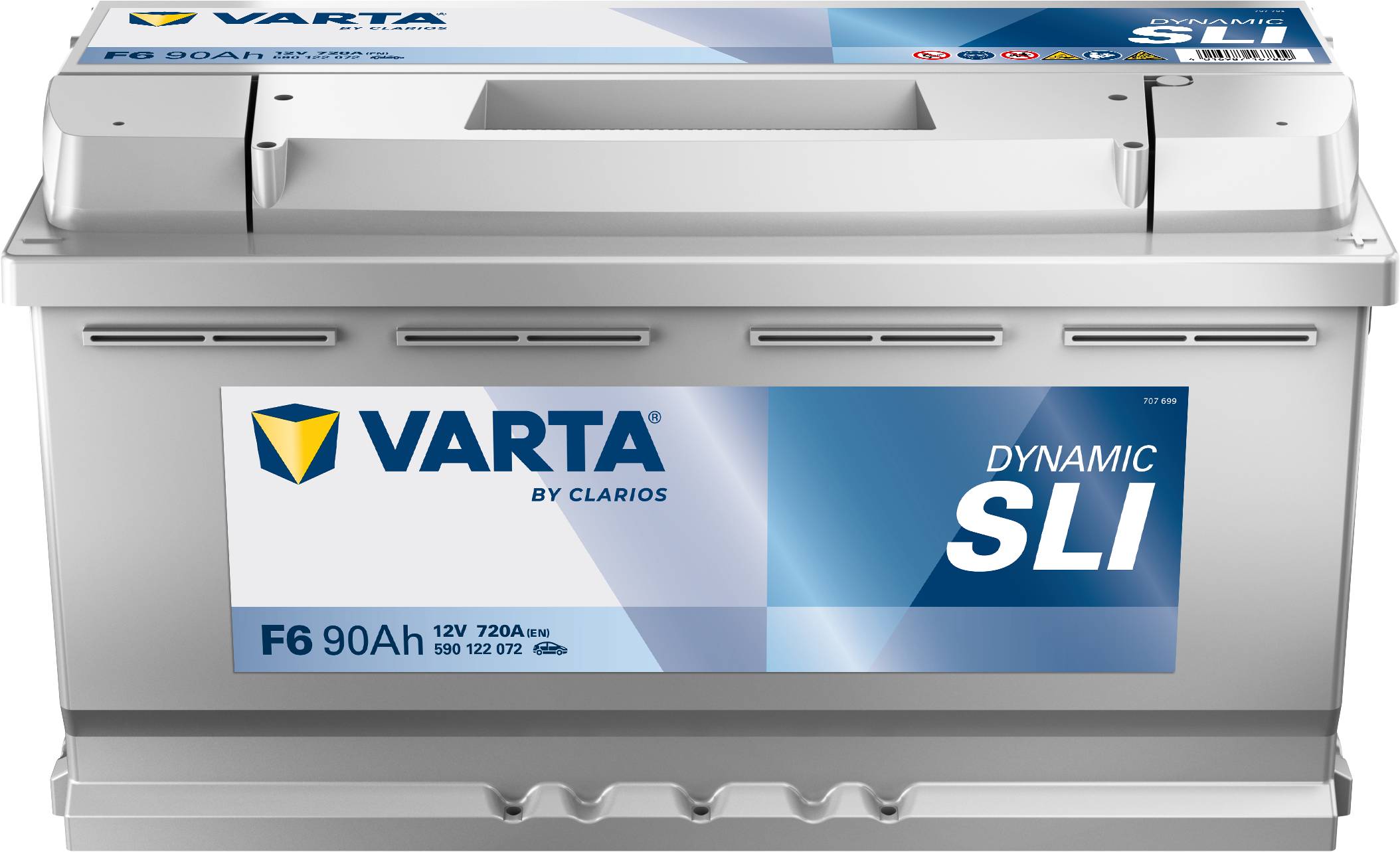 VARTA F6 Black Dynamic 12V 90Ah 720A Autobatterie 590 122 072