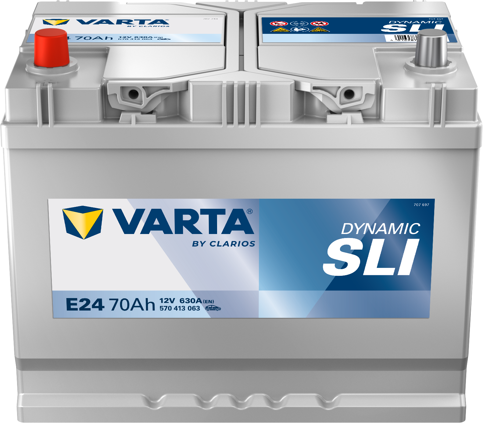 VARTA E24 Blue Dynamic 12V 70Ah 630A Autobatterie 570 413 063