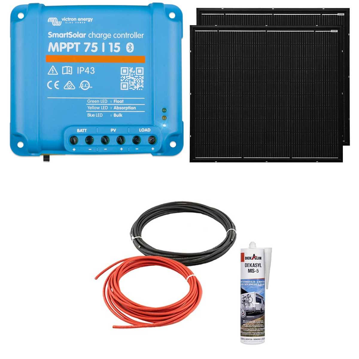 a-TroniX Solaranlage Wohnmobil 220W mit Victron MPPT Laderegler a-TroniX Solaranlage Wohnmobil 220W mit Victron MPPT Laderegler