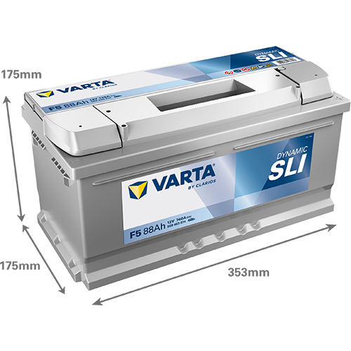 VARTA F5 Black Dynamic 12V 88Ah 740A Autobatterie 588 403 074