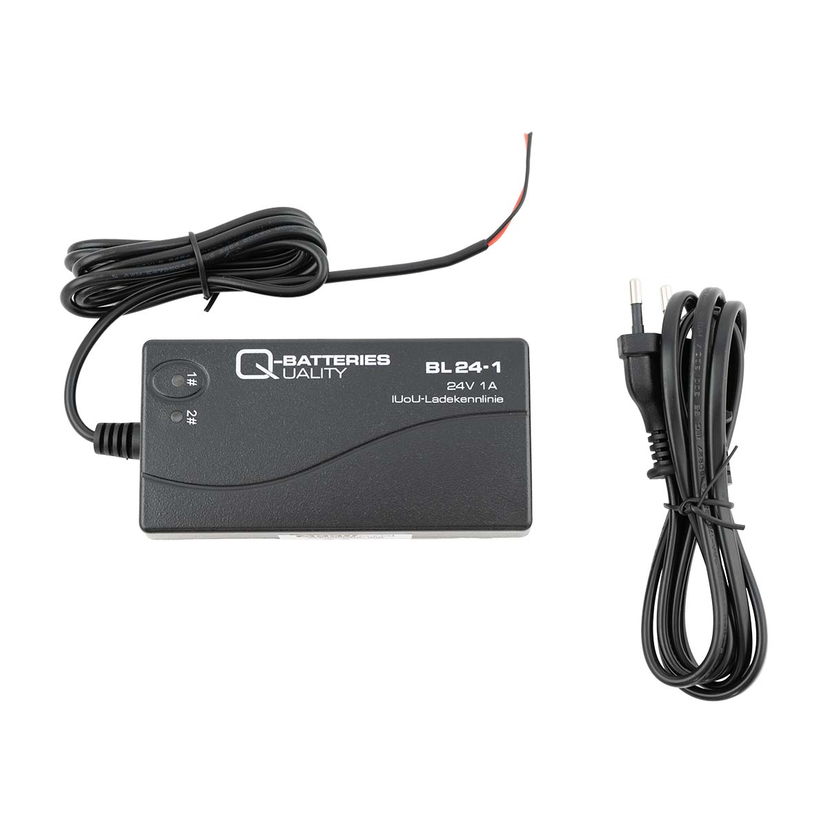 Q-Batteries BL 24-1 Ladegerät für Bleiakkus 24V - 1A Ladestrom IU0U Ladekennlinie Q-Batteries BL 24-1 Ladegerät für Bleiakkus 24V - 1A Ladestrom IU0U Ladekennlinie