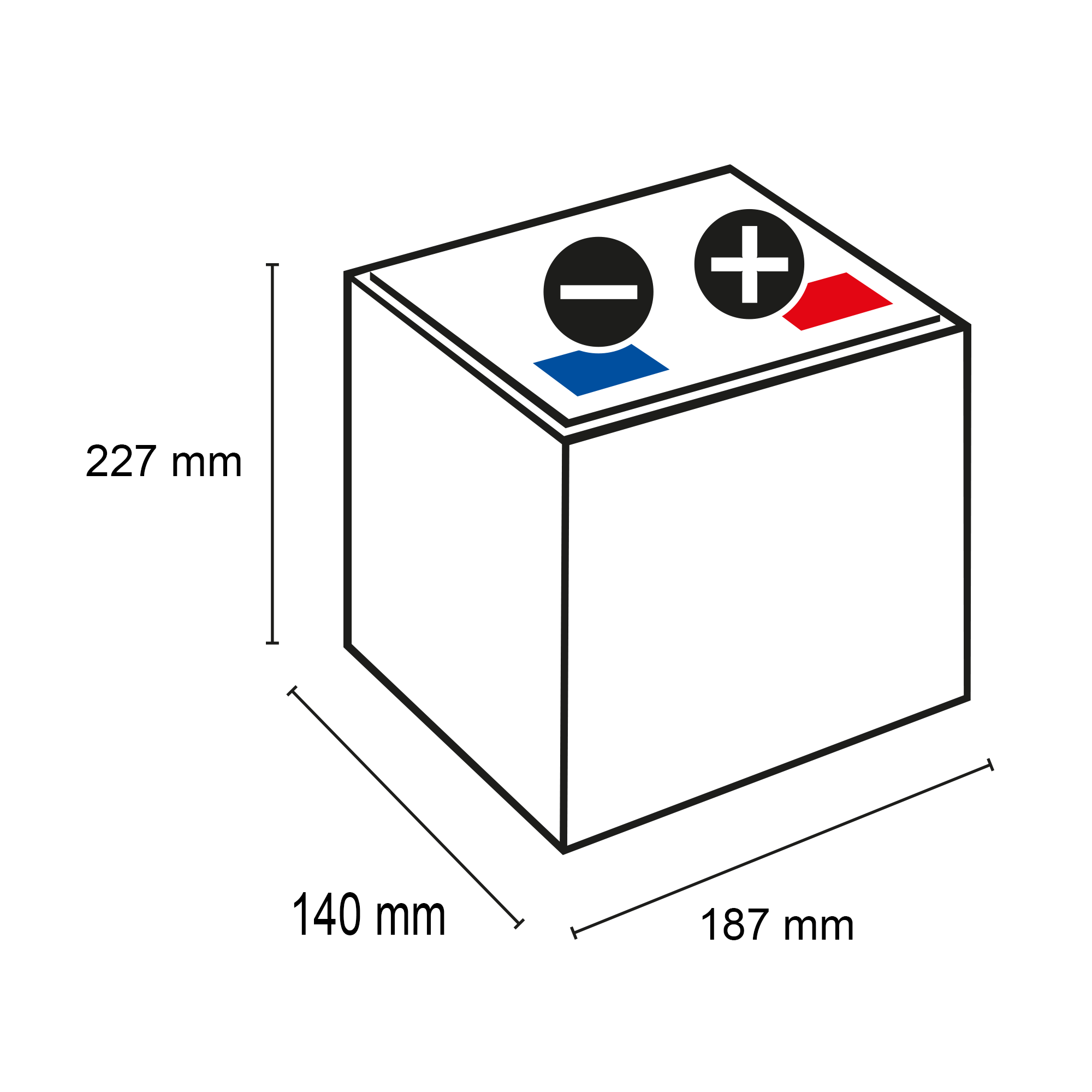 VARTA A13 Blue Dynamic 12V 40Ah 330A Autobatterie 540 125 033