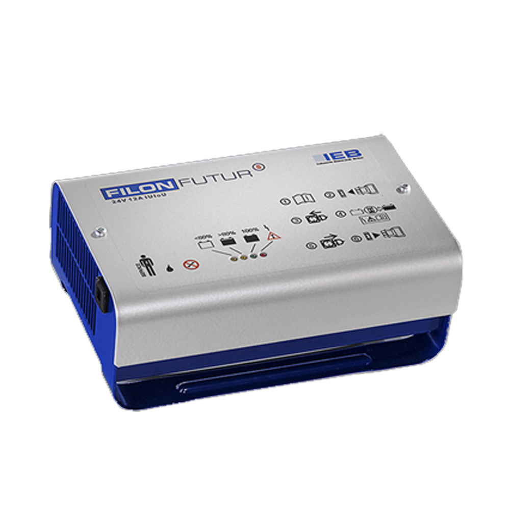 IEB Filon Futur S E230 G24/12 B65-FP (AC-Netz) für Blei Akku 24V 12A Ladestrom XLR-Stecker