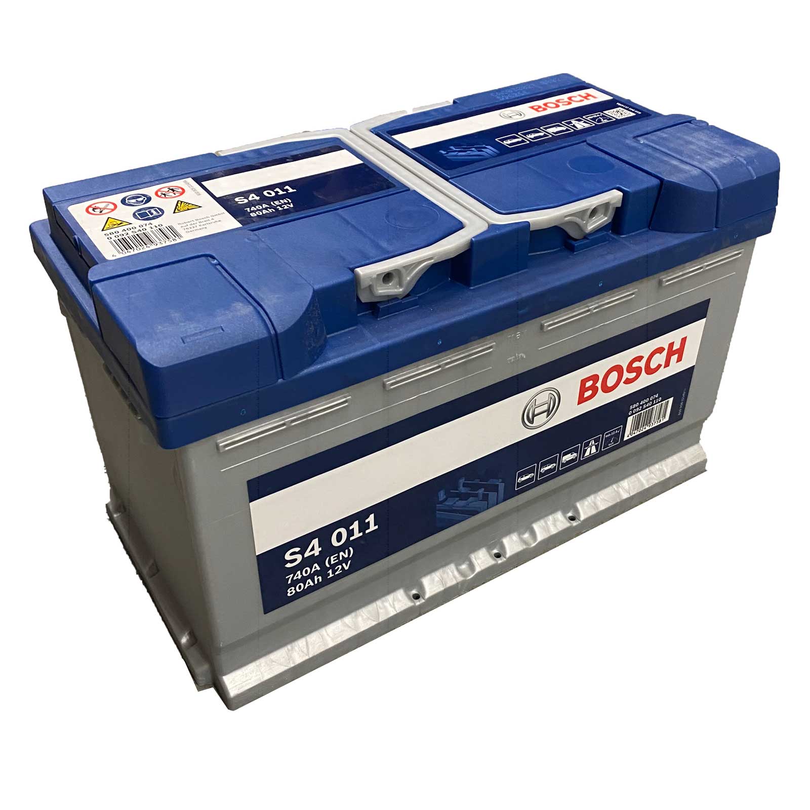 Bosch S4 011 Autobatterie 12V 80Ah 740A Bosch S4 011 Autobatterie 12V 80Ah 740A