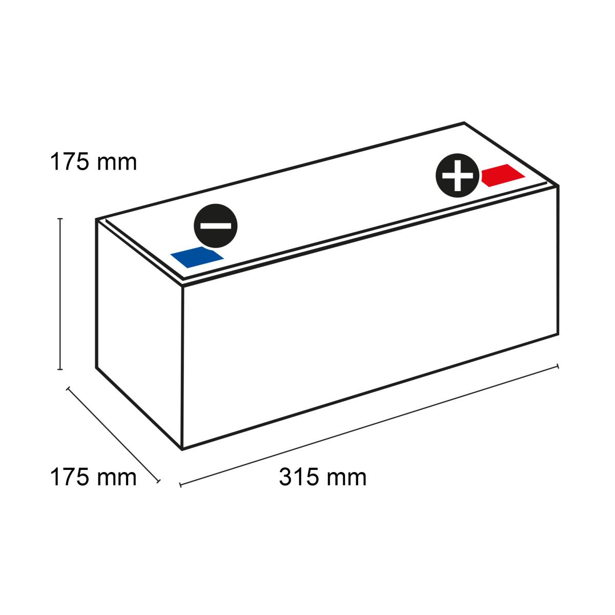 DETA DA852 Senator3 12V 85Ah 800A Autobatterie