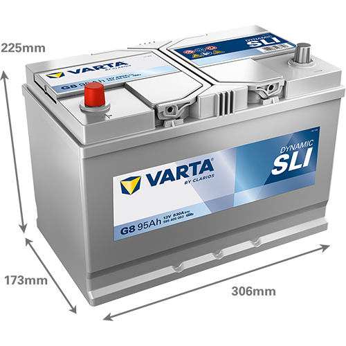 VARTA G8 Blue Dynamic 12V 95Ah 830A Autobatterie 595 405 083
