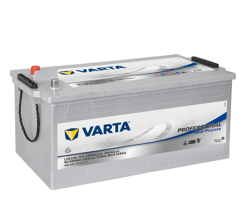 Varta LFD230 Professional Dual Purpose Versorgungsbatterie 12V 230Ah 11500A
