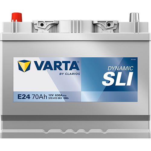 VARTA E24 Blue Dynamic 12V 70Ah 630A Autobatterie 570 413 063