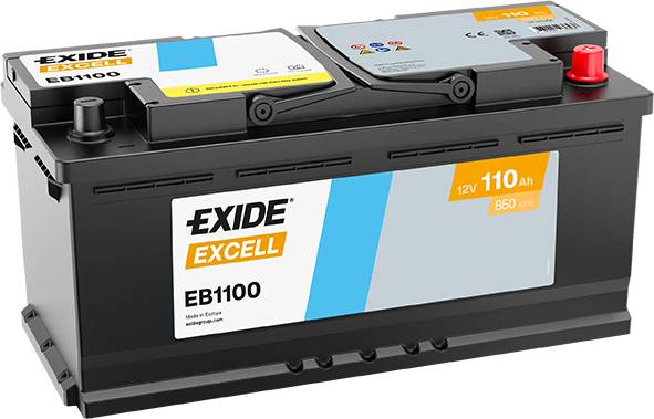 Exide EB1100 Excell 12V 110Ah 850A Autobatterie