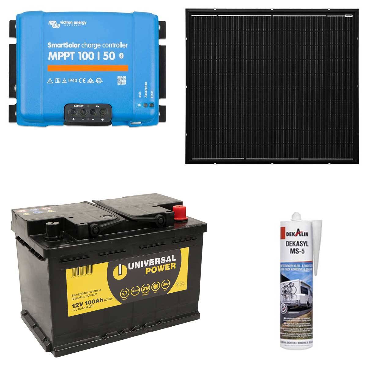 a-TroniX Solaranlage Wohnmobil 440W mit 100Ah Batterie und Victron MPPT Laderegler a-TroniX Solaranlage Wohnmobil 440W mit 100Ah Batterie und Victron MPPT Laderegler