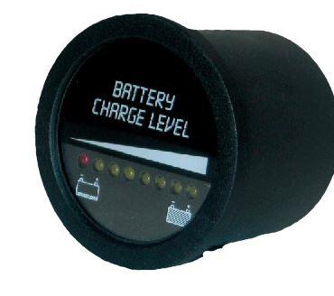 Q-Batteries Ladezustandsanzeige 12V, 24V, 36V, 48V by S.P.E. indicator ULBF52R für GEL / AGM Batterie, inkl. Verriegelungsrelais Q-Batteries Ladezustandsanzeige 12V, 24V, 36V, 48V by S.P.E. indicator ULBF52R für GEL / AGM Batterie, inkl. Verriegelungsrelais