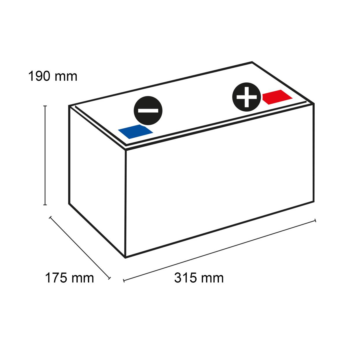 Banner 58001 AGM Running Bull 12V 80Ah 800A Autobatterien