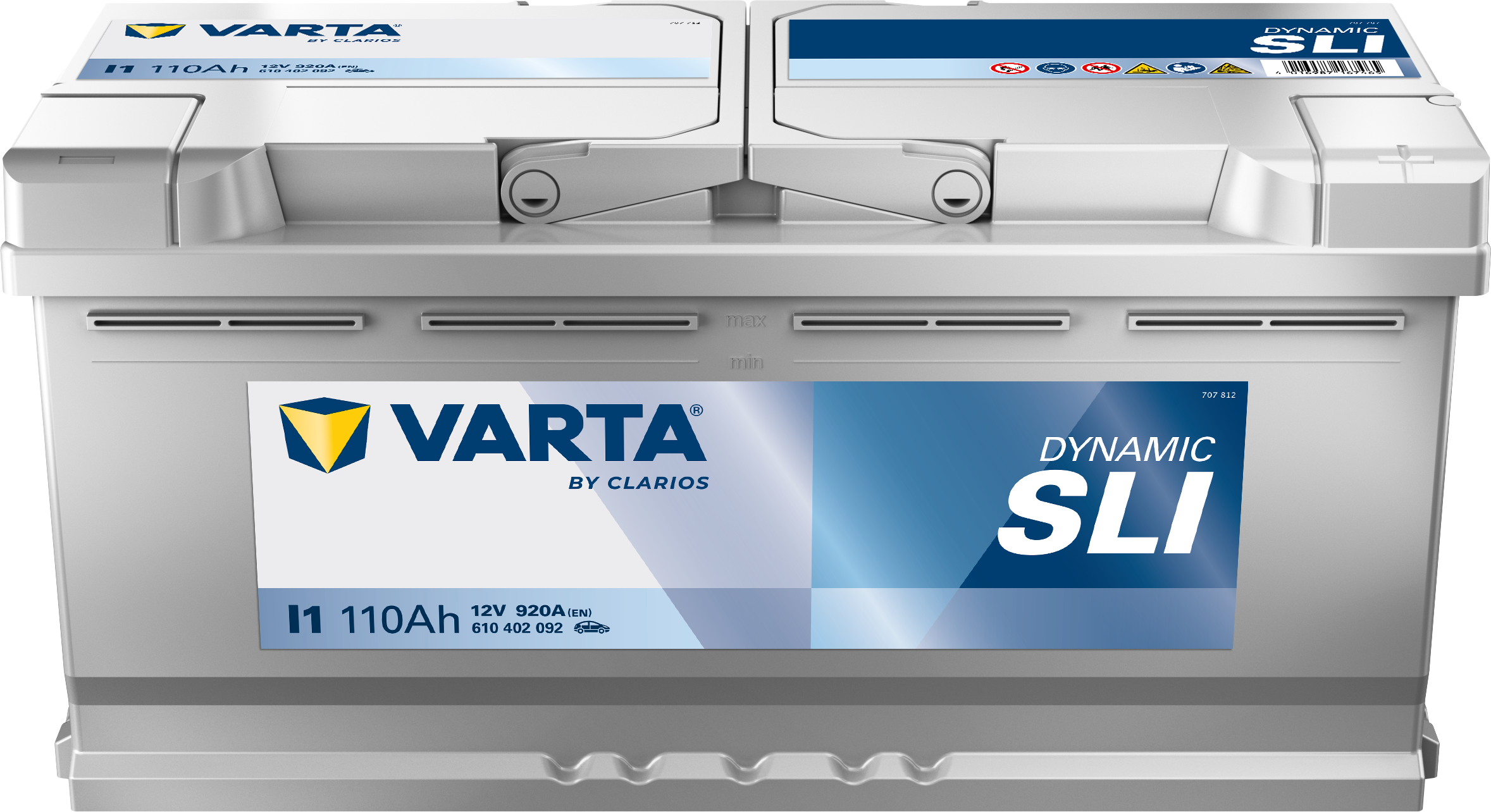 VARTA I1 Silver Dynamic 12V 110Ah 920A Autobatterie 610 402 092