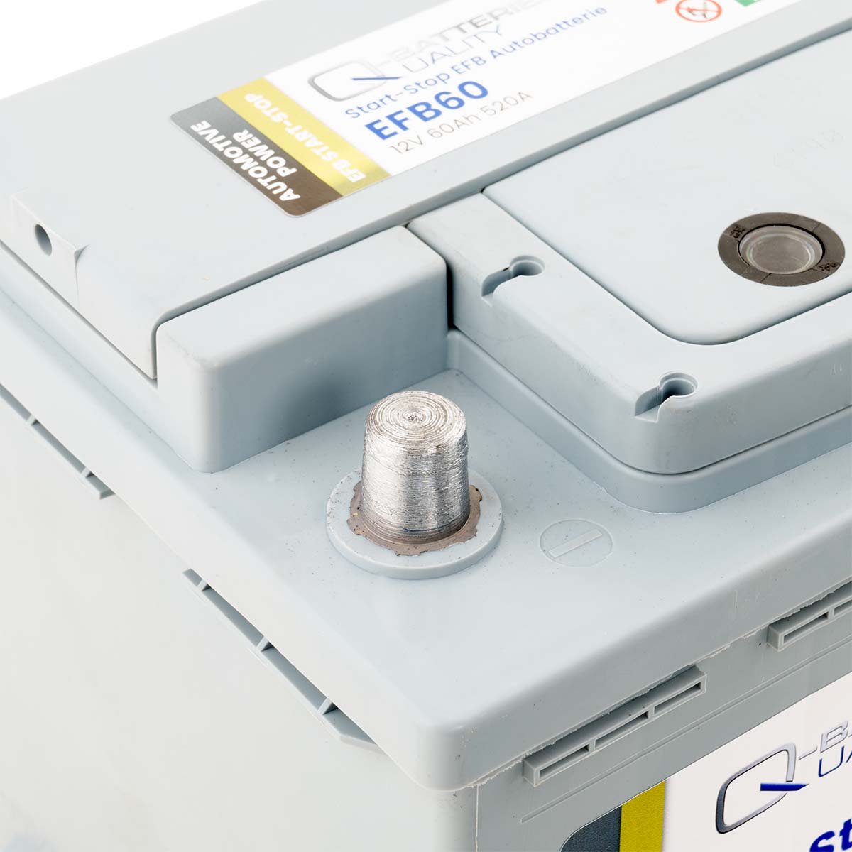 Q-Batteries Start-Stop EFB Autobatterie EFB60 12V 60Ah 520A