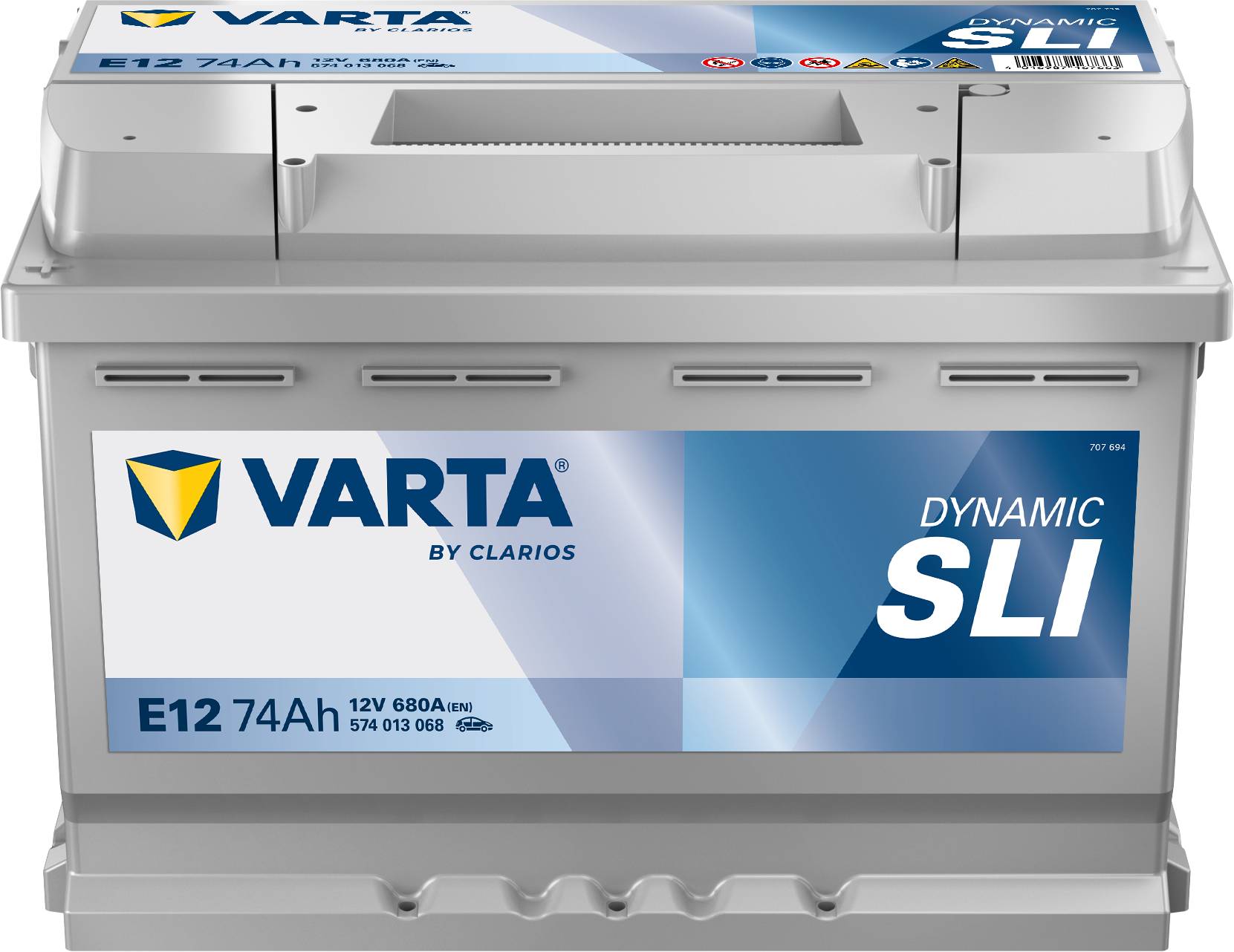 VARTA E12 Blue Dynamic 12V 74Ah 680A Autobatterie 574 013 068