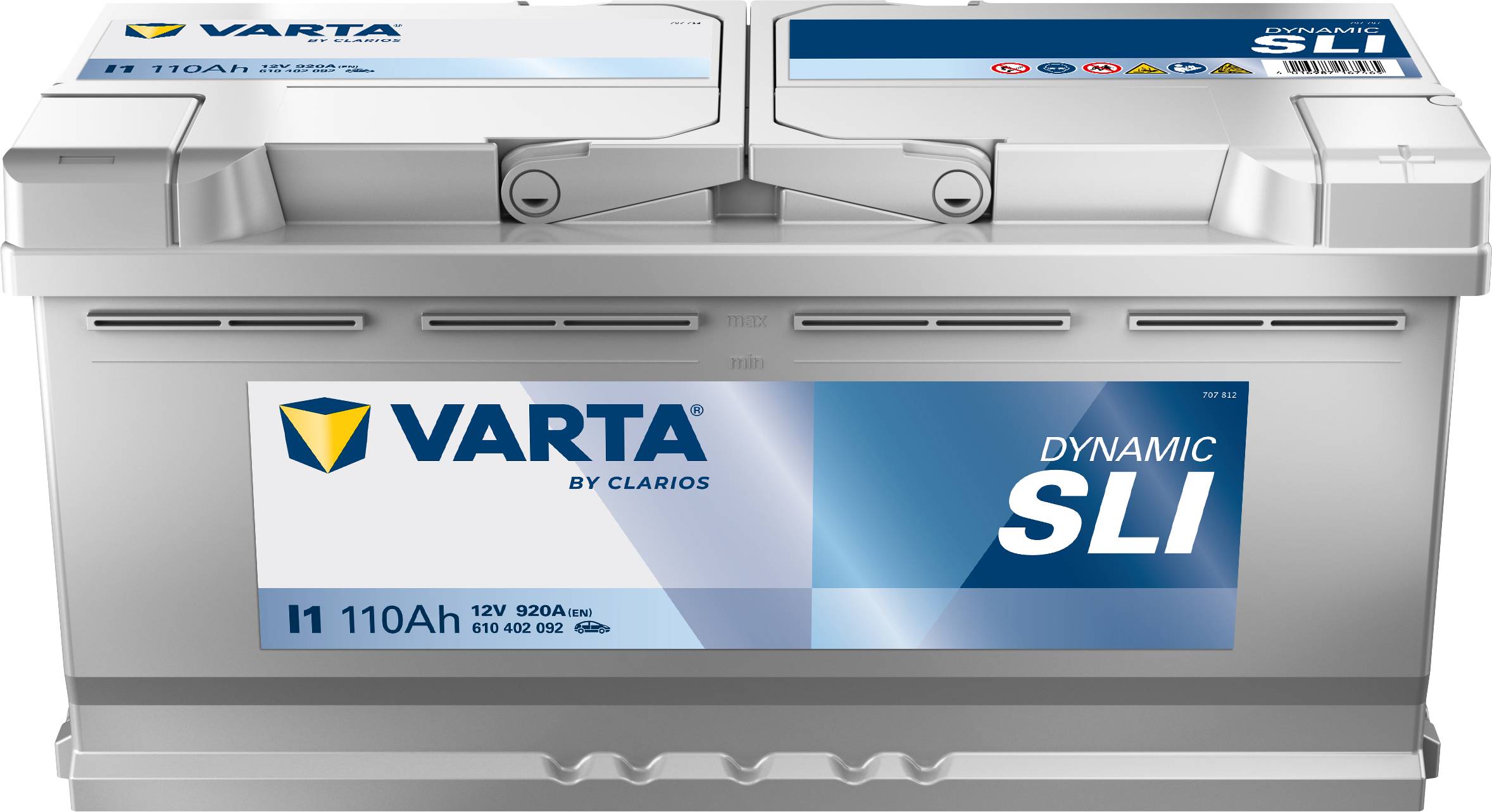 VARTA I1 Silver Dynamic 12V 110Ah 920A Autobatterie 610 402 092